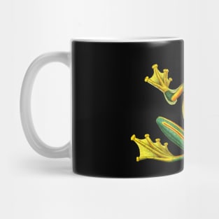 Dramabite Tree Frog Green Realistic Animal Wildlife Artistic Graphic Mug